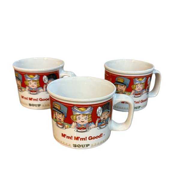 Campbell Soup Company Vintage Soup Bowls/Cups Lot of 3 - Picture 6 of 8